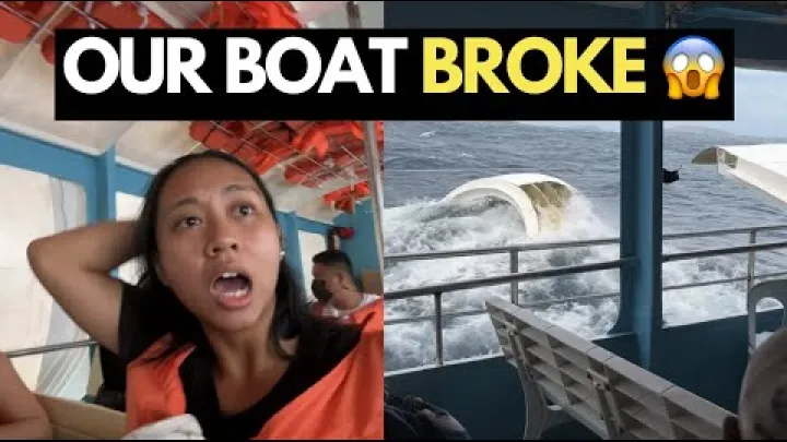 Preview image for the video "Báturinn okkar BILADI í MIÐJU HAFINU!!! Dinagat-eyjar » Surigao-borg » Caraga, Filippseyjar".