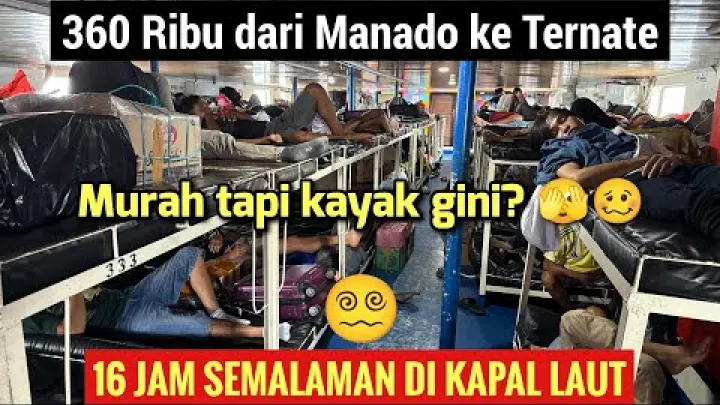 Preview image for the video "DEN BILLIGSTE FÆRGETUR MANADO - TERNATE! 16 TIMERS SJOV‼️🤩".