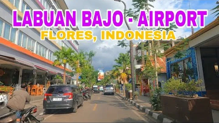 Preview image for the video "Jízda z Labuan Bajo na letiště na ostrově Flores, Indonésie".