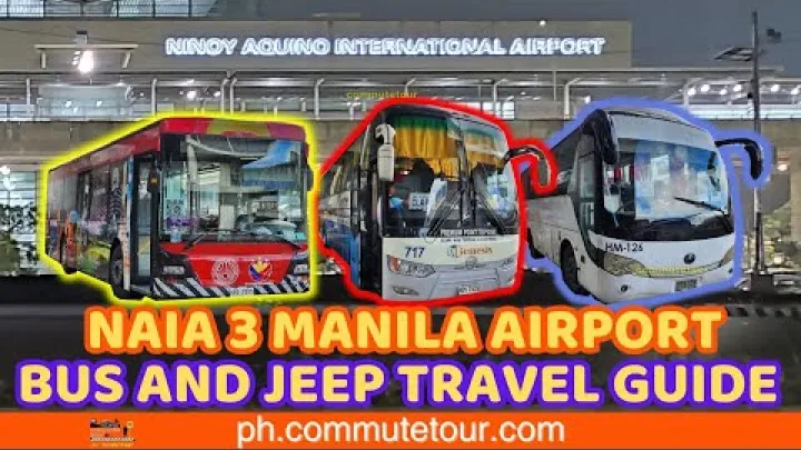 Preview image for the video "Jízdní řád a trasy autobusů na letišti NAIA 3".