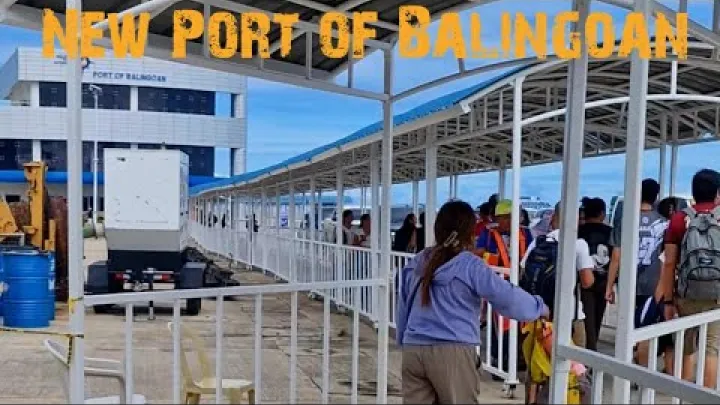 Preview image for the video "Rejse fra Cagayan til Camiguin. Den nye havn i Balingoan".