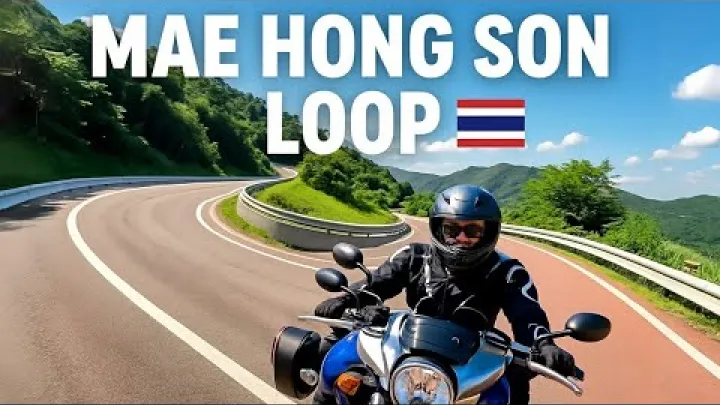 Preview image for the video "Nejlepší motocyklový výlet na světě: Mae Hong Son Loop – motovlog z Chiang Mai".
