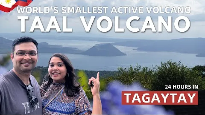 Preview image for the video "🇵🇭 ఫిలిప్పీన్స్‌లో మొదటిసారి: తాల్ అగ్నిపర్వతం &amp; తగోతే అన్వేషణ | అందమైన దృశ్యాలు &amp; స్థానిక అనుభూతులు 🌋✨".