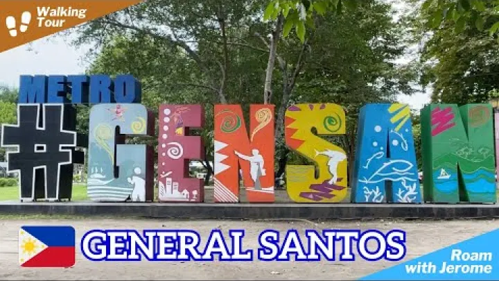 Preview image for the video "General Santos Plaza 🇵🇭🌳 | Plaza Heneral Santos | Pěší prohlídka".