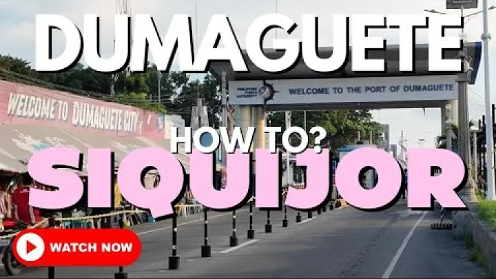 Preview image for the video "SIQUIJOR TOUR, Philippinen | Reiseführer &amp; Fährfahrt: Dumaguete - Insel Siquijor".