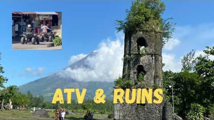Preview image for the video "Cagsawa-ruinerne &amp; interview med Mayon SkyDrive Quad-operatør! 🌋🇵🇭".