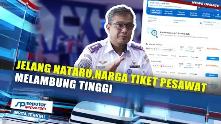 Preview image for the video "ช่วงเทศกาลคริสต์มาสและปีใหม่ ราคาตั๋วเครื่องบินเส้นทางทิมิกา – เบียก พุ่งสูงถึง 8 ล้านรูเปียห์".