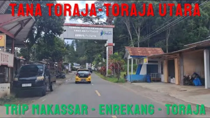Preview image for the video "Makale, Tana Toraja - Rantepao, Nordtoraja | Tur fra Makassar - Enrekang - Toraja i Sulawesi, Indonesien #V1060".