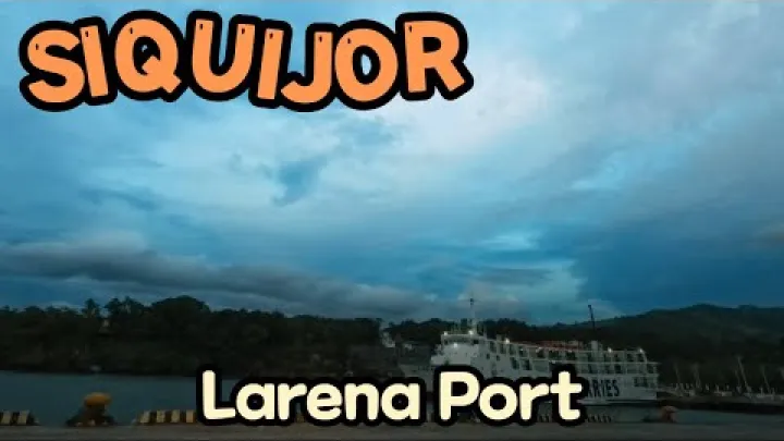 Preview image for the video "Ankünfte und Abfahrten am Hafen von Larena – Fährterminal von Siquijor".
