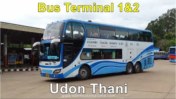 Preview image for the video "Wycieczka po dworcu autobusowym 1 i 2 w Udon Thani.".