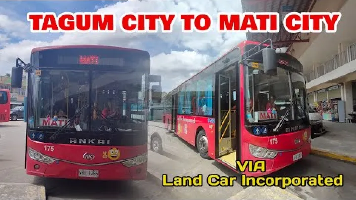 Preview image for the video "ల్యాండ్ కార్ ఇన్కార్పొరేటెడ్ ట్రాన్స్‌పోర్ట్ ద్వారా టాగమ్ నగరం, దావో డెల్ నార్టే నుండి మాటి నగరం, దావో ఓరియంటల్ వరకు ప్రయాణం".