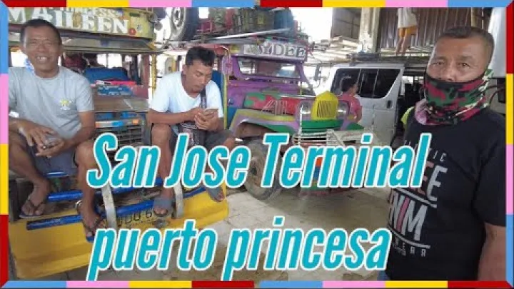 Preview image for the video "Dworzec autobusowy San Jose w Puerto Princesa 2023".