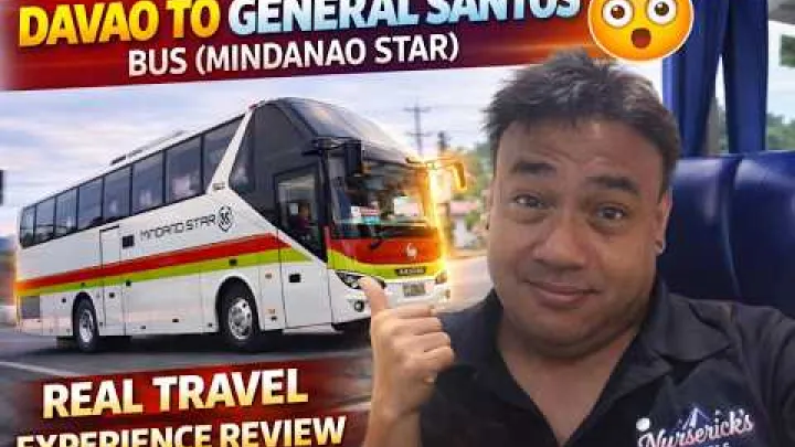 Preview image for the video "Autobus da Davao a General Santos (Mindanao Star) | Recensione di un'esperienza reale".