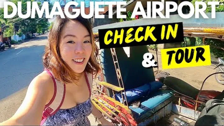 Preview image for the video "Odhlášení z hostelu a soukromá jízda tříkolkou za 2 USD na letiště Dumaguete 🇵🇭 Filipínská sólo cestovatelka".