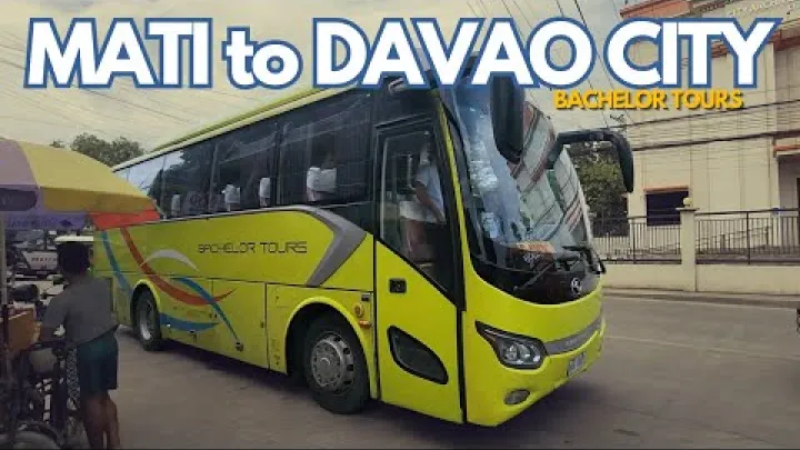 Preview image for the video "మాటి, దావో ప్రాంతం నుండి దావో నగరం వరకు సాధారణ బస్సు ప్రయాణం | బ్యాచిలర్ టూర్స్".
