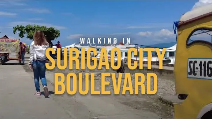 Preview image for the video "Gönguferð um Surigao City | Síðdegisganga um Surigao Boulevard | Gönguferð um Surigao City".