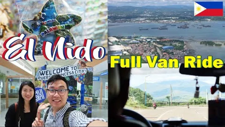Preview image for the video "Puerto Princesa Lufthavn til El Nido 🇵🇭 | Oplevelse af 7-timers varevognstur i Palawan! Rejsetips &amp; virkelighed".
