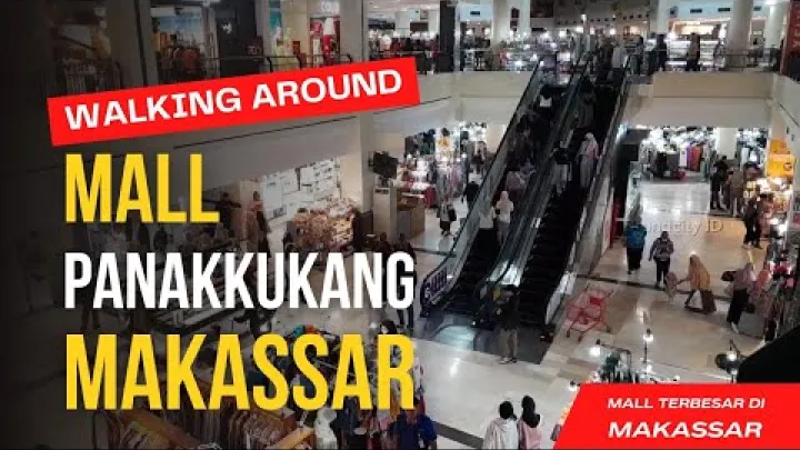 Preview image for the video "🔴 Procházka po Mall Panakkukang, Makassar || Nejrušnější nákupní centrum v centru města Makassar".