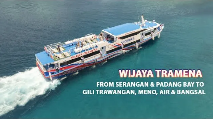 Preview image for the video "RYCHLÝ TRAJEKT WIJAYA TRAMENA - Z Bali do ráje Gili Trawangan, Meno, Air a Bangsal v Indonésii (Nusa Tenggara)".