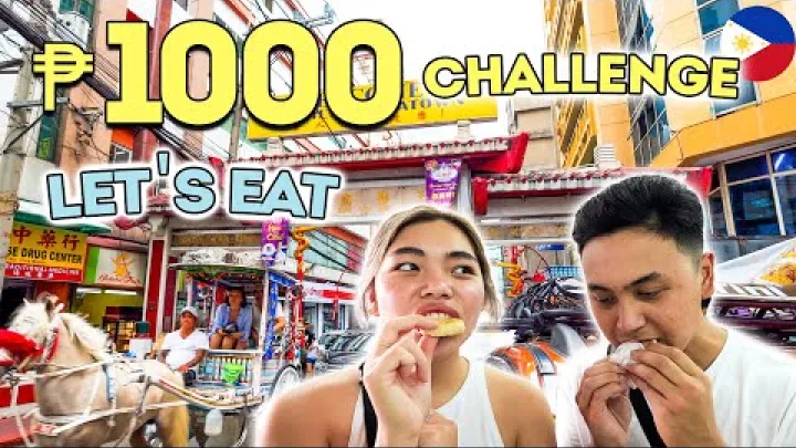 Preview image for the video "Jelajah MAKANAN JALANAN yang asli di Quiapo &amp; Binondo Manila, Filipina 2023! Vlog Makanan Manila".