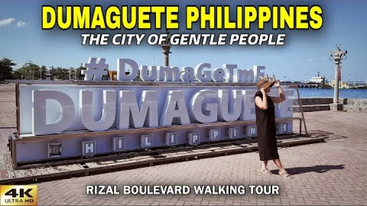 Preview image for the video "Gåtur på Rizal Boulevard i Dumaguete, Filippinerne | Byen med de milde mennesker [4K]".