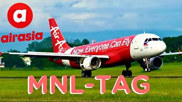 Preview image for the video "Filipīnas Air Asia Airbus A320 | No Manilas uz Bohol".