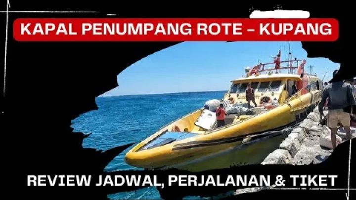 Preview image for the video "Rychlý trajekt Bahari Express Rote – Kupang".