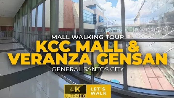 Preview image for the video "Prohlídka KCC Mall a Veranza Mall, General Santos | Atmosféra nákupního centra a pohled dovnitř".