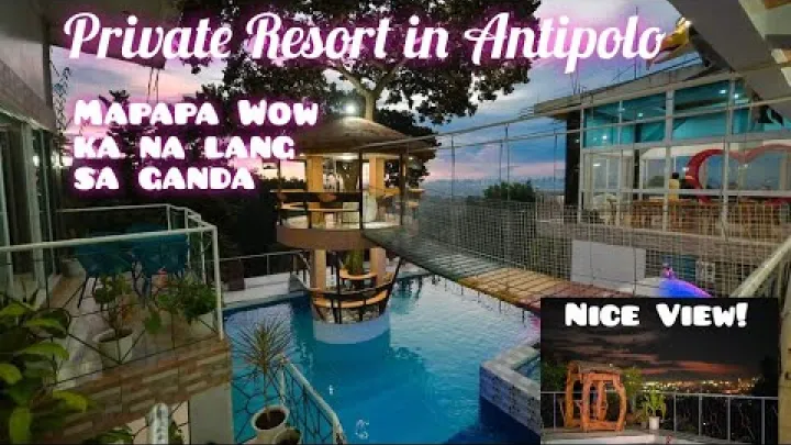 Preview image for the video "Resort privato ad Antipolo, Filippine - Denmaris Private Resort - Con vista sulla città - Vicino a Bosay".