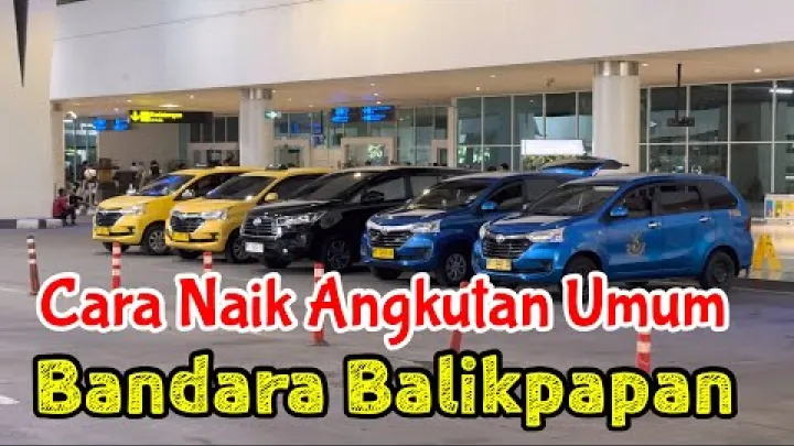 Preview image for the video "Jak korzystać z transportu publicznego na lotnisku w Balikpapan".