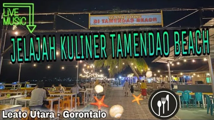 Preview image for the video "گشت و گذار غذایی در ساحل تامندائو، لئاتو اوتارا، گورونتالو".
