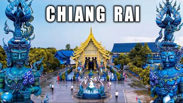 Preview image for the video "Rejseguide til Chiang Rai, Thailand: Det Blå Tempel, Klokketårnet og lokale markeder 🇹🇭".