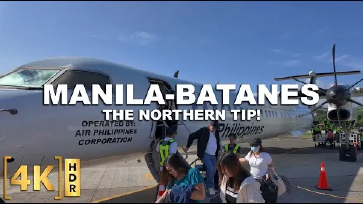 Preview image for the video "Flug von Manila zur nördlichsten Spitze der Philippinen – Batanes! PAL Komplettflug-Tour".
