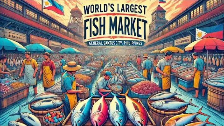 Preview image for the video "Il mercato del pesce più grande del mondo: Avventura al mercato del pesce di General Santos | Capitale del tonno, Filippine".