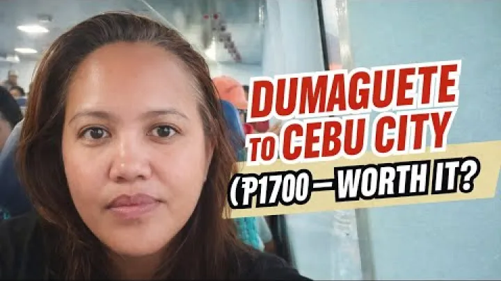 Preview image for the video "Z Dumaguete do Cebu City rychlým trajektem (1700 ₱ — Stojí to za to?)".