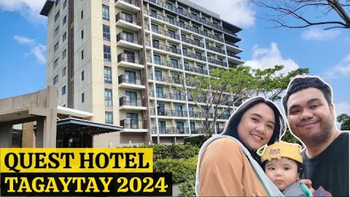 Preview image for the video "[CZ TITULKY] TAGAYTAY STAYCATION: Prohlídka hotelu a pokoje v Quest Hotel Tagaytay 2024".