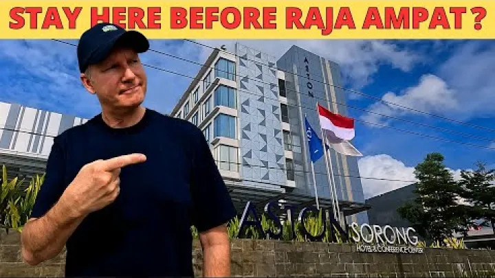 Preview image for the video "Aston Sorong Hotel – Recenze!".