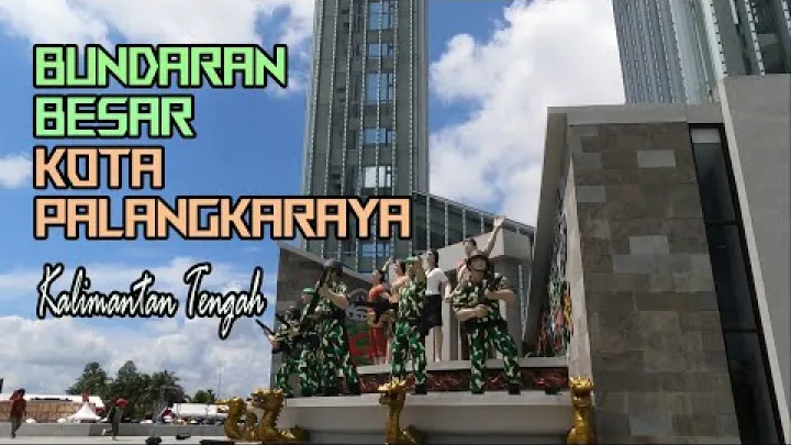 Preview image for the video "نمای جدید میدان بزرگ شهر پالانگ‌کارایا || بررسی حال و هوای شب و روز || کالیمانتان".