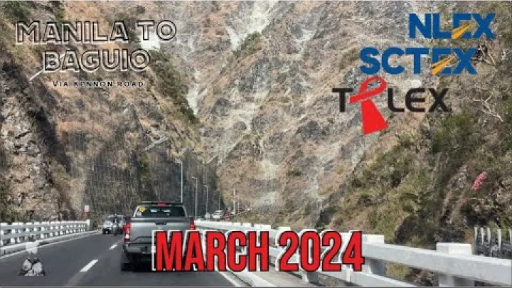 Preview image for the video "Z Manily do Baguia 2024 (přes NLEX-SCTEX-TPLEX-Kennon Road) | Aktualizace z března 2024".
