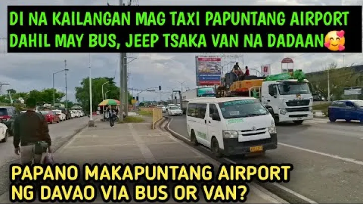Preview image for the video "KAIP NUVYKTI Į DAVAO TARPTAUTINĮ ORO UOSTĄ NEIŠLEIDŽIANT PINIGŲ TAKSI??".