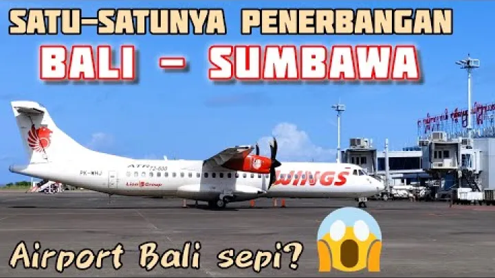 Preview image for the video "ไร้คู่แข่ง บินจากเดนปาซาร์ บาหลี ไปยังซุมบาวาด้วยสายการบิน Wings Air สนามบินเงียบเหงาแต่เครื่องบินเต็ม".