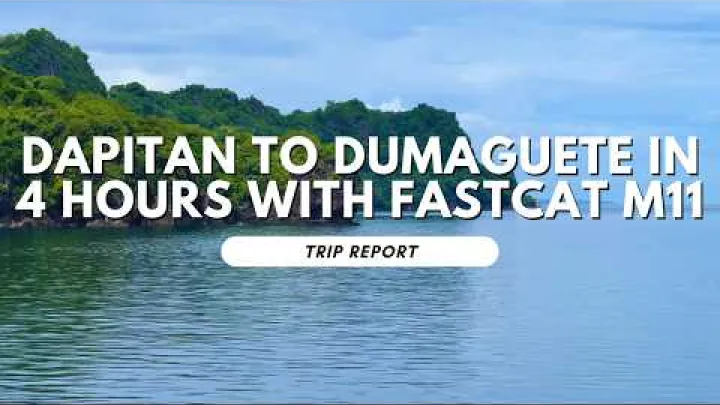 Preview image for the video "FastCat M11 Færge fra Dapitan til Dumaguete | 4-timers overfart | Rejserapport".