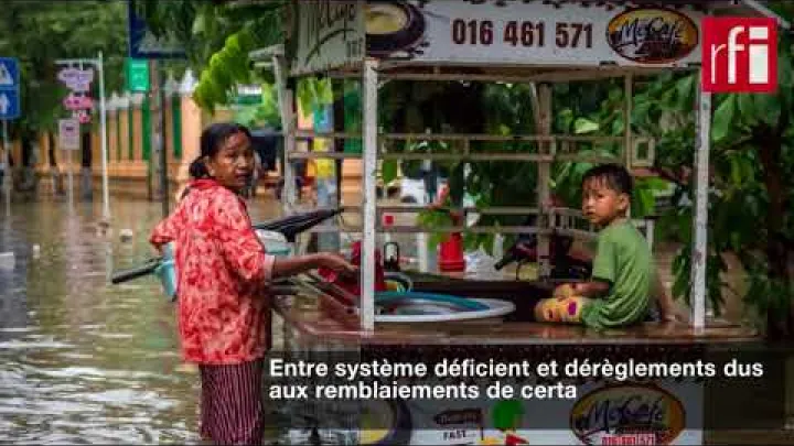 Preview image for the video "[Video] Kambodža: Phnom Penh pod vodou v období monzunů".