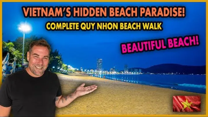 Preview image for the video "SKRYTÝ PLÁŽOVÝ RÁJ VE VIETNAMU: Večerní procházka v Quy Nhon, kterou MUSÍTE vidět!".