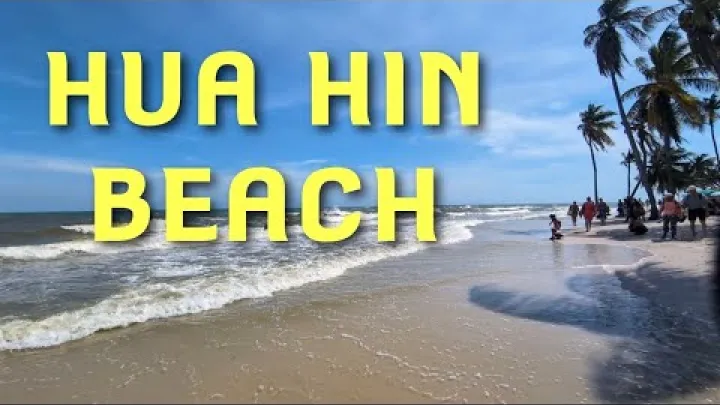 Preview image for the video "Procházka na pláž Hua Hin z City Beach Resort.".