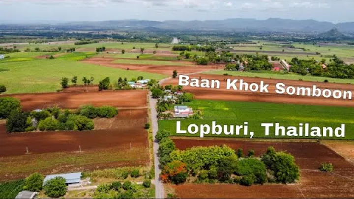 Preview image for the video "اقامتگاه بوم‌گردی مزرعه‌ای در روستای خوک سومبون، لوپبوری، ناحیه تایلند مرکزی، تایلند 👨‍🌾🌽".