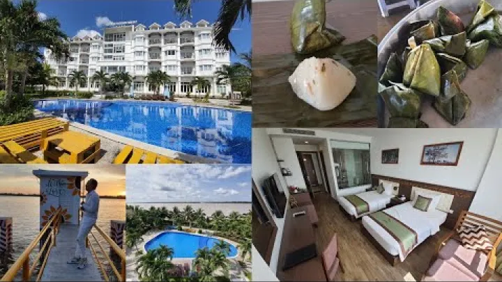 Preview image for the video "Bến Tre có resort 4 sao ven sông Hàm Luông rất đẹp: Ben Tre Riverside Resort - Bánh ít nhân tôm NGON".