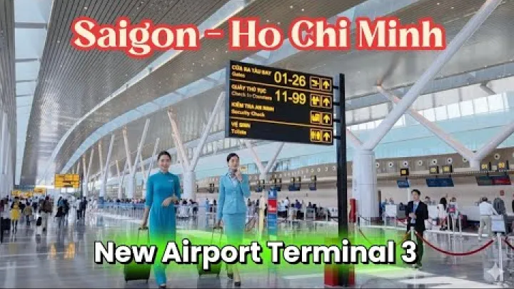 Preview image for the video "New Terminal 3 at Saigon Tan Son Nhat Airport | Walkthrough &amp; Transfer Guide".