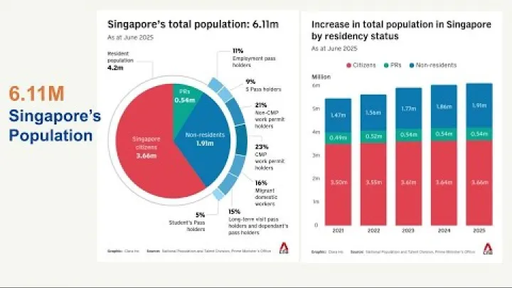 Preview image for the video "Das 6,11-Millionen-Rätsel: Singapurs Alterungskrise und der Boom der Nicht-Ansässigen".