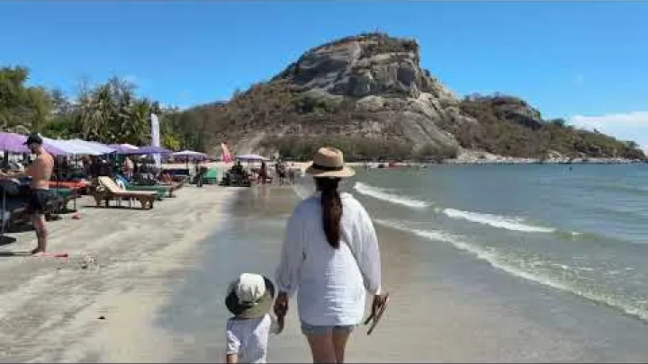 Preview image for the video "🌊 Relaxační procházka po pláži Khao Takiab | Hua Hin, Thajsko (4K)".